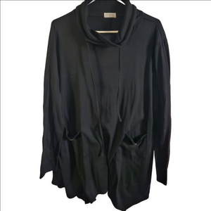 Elegant Black Women's Tunic Top